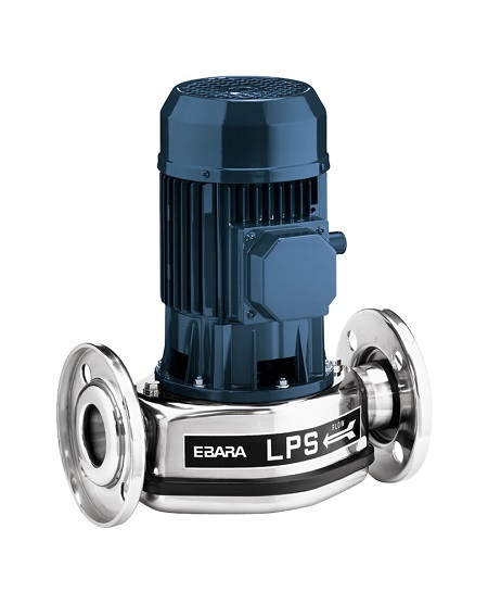 New Ebara Inline Stainless Pump 32LPS 39.6 Gpm @ 5 Meter Head 200/220V 3phase 